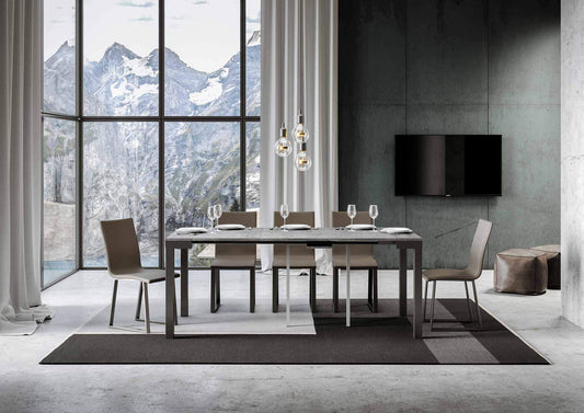Dafne Italian Design Consolle Everyday Evolution Cemento telaio antracite