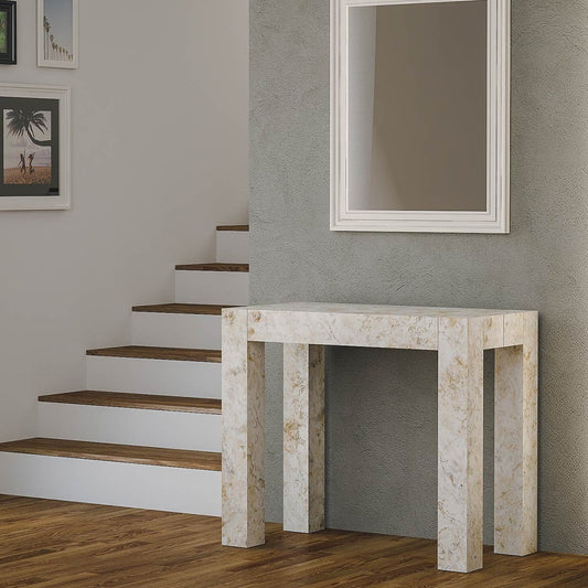 Dafne Italian Design Consolle allungabile Look Pietra