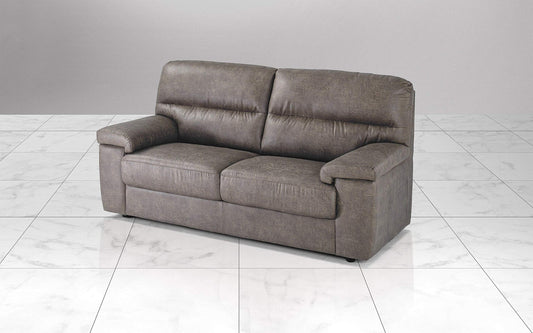 Dafne Italian Design Divano a 3 posti. Tessuto Tay Tay Elephant (cm. 186 x 95 x 96h)