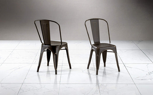 N. 2 (Due) Sedie da Pranzo - Dimensioni: cm. 51 x 45 x 85h (DFS) (Nero)