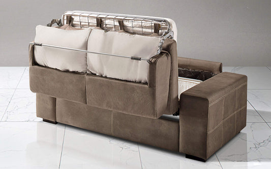Dafnedesign.com - Divano letto 3 posti - Colore: grigio - - misure cm. 195 x 99 x 92h (STD)