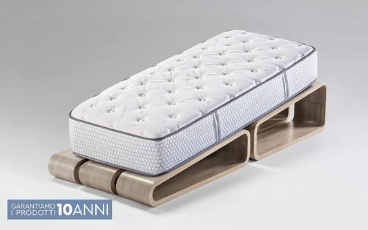 Dafne Italian Design Materasso Singolo Ortopedico Lana (cm. 80 x 190 x 25h)