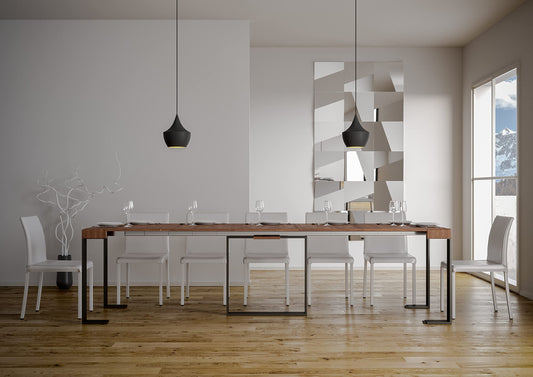 Dafne Italian Design Consolle allungabile Futura Art Telaio Antracite