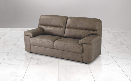 Dafne Italian Design Divano a 3 posti. Tessuto Tay Tay Toffee (cm. 186 x 95 x 96h)