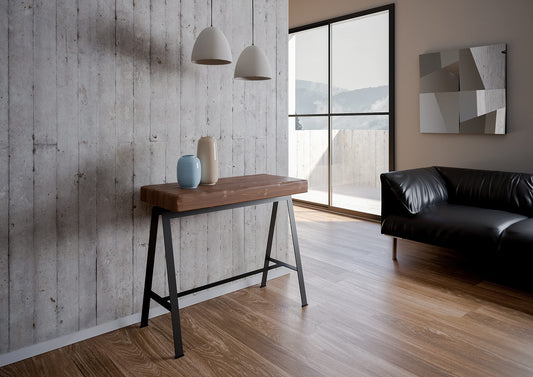 Dafne Italian Design Consolle allungabile Banco Art Telaio Antracite
