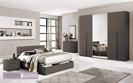 Dafne Italian Design Camera Completa - Vulcano (cm. 274 x 55 x 247)