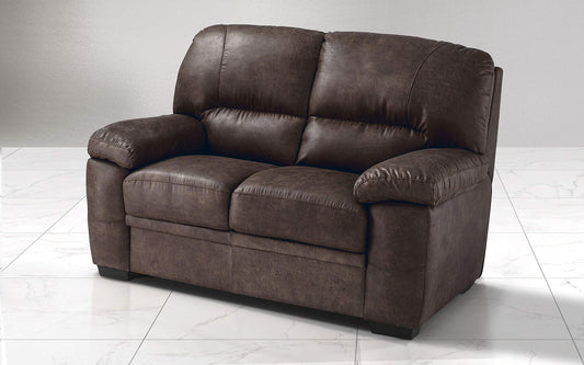 Dafne Italian Design Divano a 2 posti. Tessuto Tay Tay Ebony (cm. 156 x 95 x 90h)