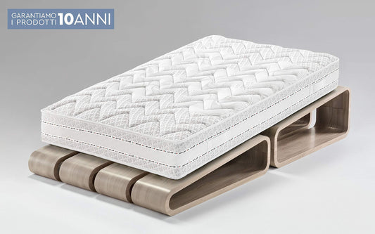 Dafne Italian Design Materasso Una Piazza e Mezza Ortopedico con Molle insacchettate (cm. 120 x 190 x 23h)