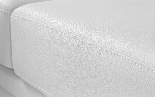 Dafnedesign.Com - Divano Letto 3 posti con penisola a Sinistra - Colore: Bianco - cm. 252 x 160 x 92h