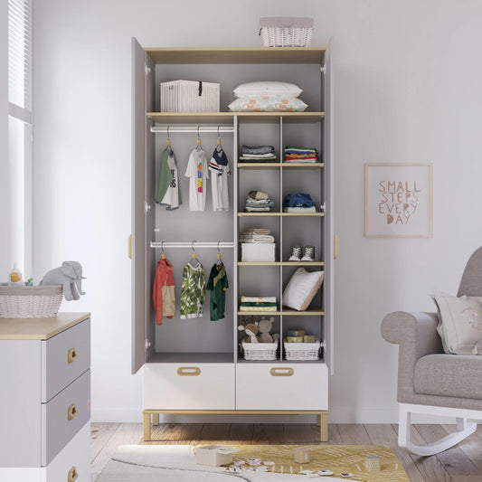 Dafne Italian Design Armadio a 2 Ante Cleo Baby