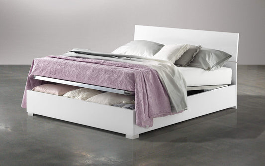 Letto matrimoniale con contenitore .cm. 169 x 203 x 94h. (Serie: Dafne-Letti-ST15
