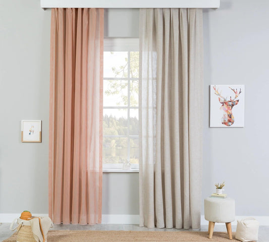 Dafne Italian Design Elegante Tulle Cipria (210x260 Cm)