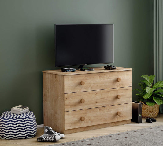 Dafne Italian Design CILEK Mocha Large Dresser with Mirror