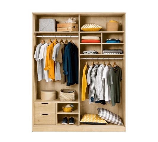 Dafne Italian Design Armadio Scorrevole Mocha
