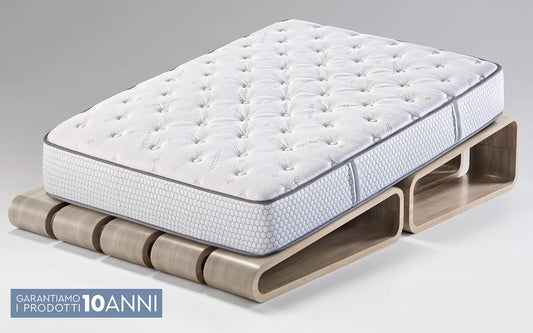 Dafne Italian Design Materasso Matrimoniale Ortopedico in Lana (cm. 160 x 190 x 25h)