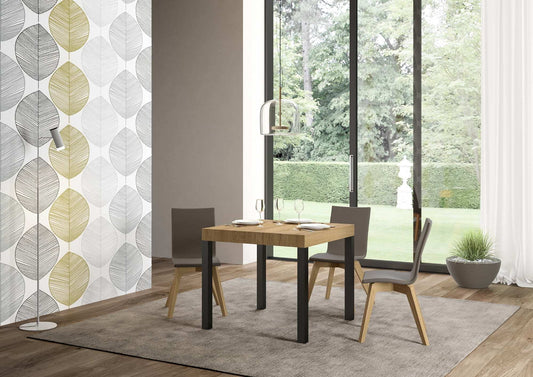 Itamoby, Tavolo Everyday Allungabile Quercia Natura 90x90 allungato 246