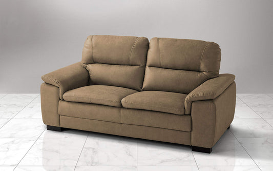 Dafne Italian Design Divano a 3 posti. Tessuto Manila Toffee (cm. 198 x 95 x 94h)