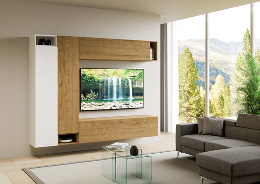 Dafne Italian Design Libreria Composizione A27 L.254 H.194 P.39,5