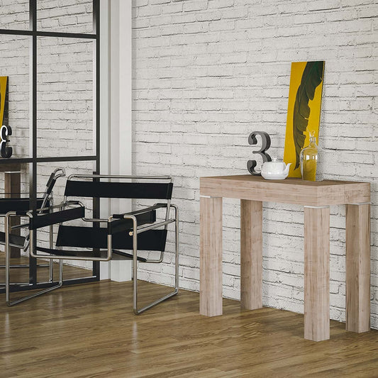 Dafne Italian Design Consolle allungabile Mixer Rovere Natura