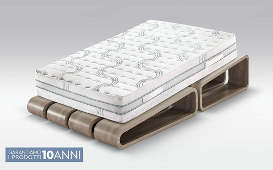Dafne Italian Design Materasso Una Piazza e Mezza Ortopedico con Molle biconiche (cm. 120 x 190 x 25h)