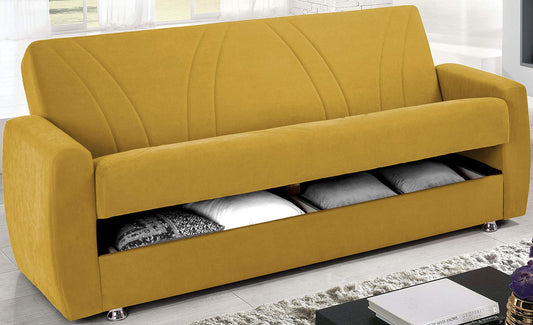 Dafnedesign.com - Divano letto 3 posti - Colore: giallo -cm. 225 x 87 x 92h (STD)