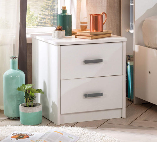 Dafne Italian Design Comodino Bianco