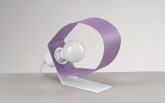 Dafnedesign.com - Lumetto con paralume viola - (UL)