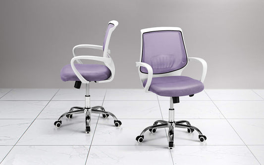 Dafnedesign.Com - Sedia Girevole Colore Malva - Dimensioni cm. 58 x 48 x 100h (DFS)