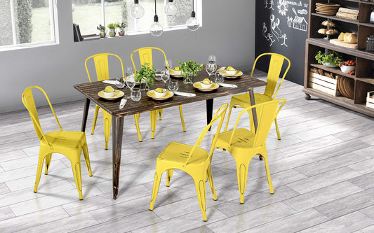 Dafne Italian Design Tavolo Fisso Nero Anticato (cm. 160 x 80 x 76h)