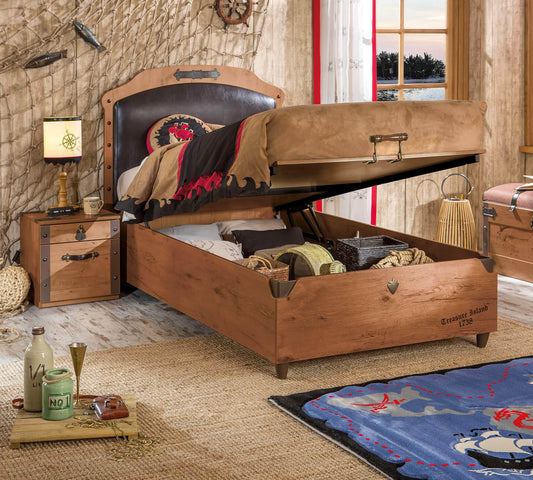 Dafne Italian Design Letto Pirata con Base (100x200 Cm)