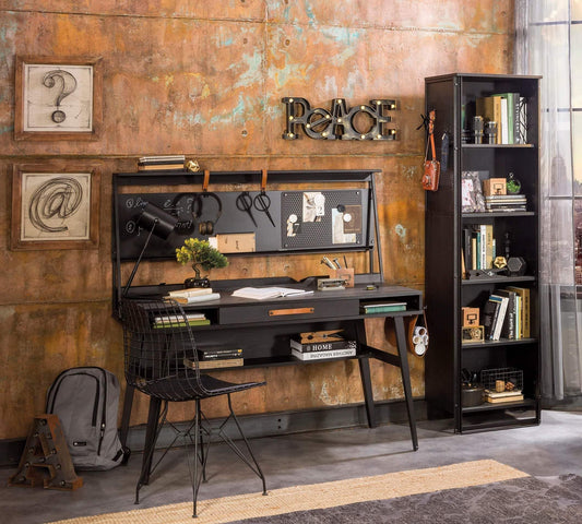 Dafne Italian Design Libreria in Dark Metal