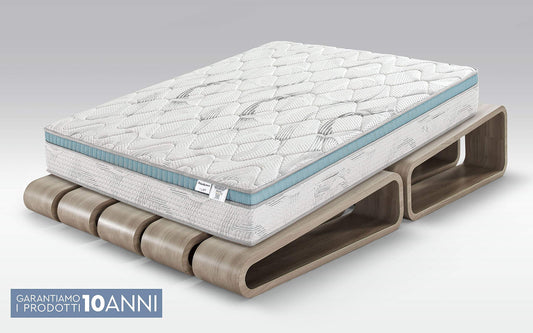 Dafne Italian Design Materasso Matrimoniale Ortopedico in Eliocell (cm. 160 x 190 x 24h)