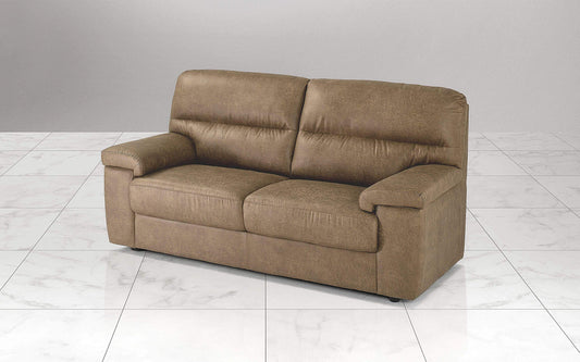 Dafne Italian Design Divano a 3 posti. Tessuto Tay Tay Camel (cm. 186 x 95 x 96h)