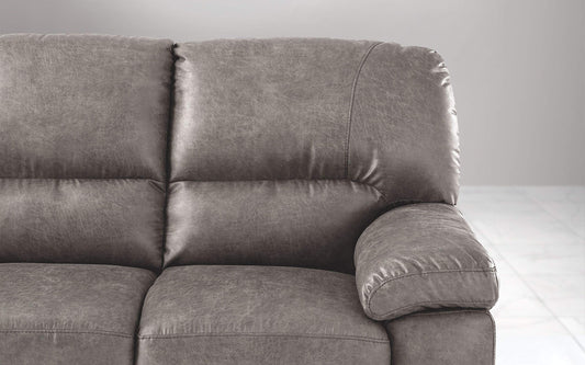 Dafne Italian Design Divano a 2 posti. Tessuto Tay Tay Elephant (cm. 159 x 92 x 92h)