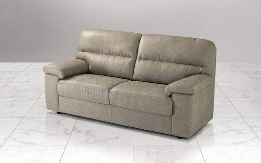 Dafne Italian Design Divano a 3 posti. Tessuto Tay Tay Sand (cm. 186 x 95 x 96h)