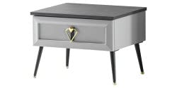 Dafne Italian Design Comodino Mega Grey [LVT]
