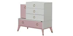 Dafne Italian Design Oscar Pink Chiffonier [LVT]