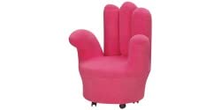 Dafne Italian Design Divano Luis Hand rosa [LVT]