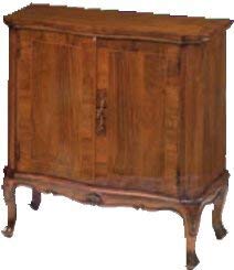 Dafne Italian Design Libreria Porta TV - Dimensioni: L 86 P 41 H 81 cm - 2 Ante - Taglio Migliore del Legno e Perfetta stagionatura - (DF18)