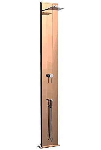 ARKEMA DESIGN - prodotto made in Italy Doccia solare oro rosa DOCCIATOPLINED440TL1100