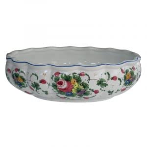 Centrotavola Ceramica - Dimensioni: h 7,8 pollici– ø 13 × 11 cm Made in Italy.