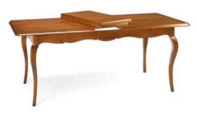 Dafne Italian Design Tavolo allungabile in noc- Stile Classico (cm. L. 160 P. 90) (TVG)