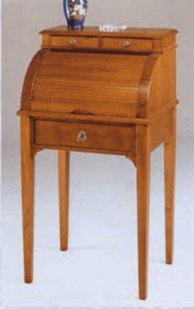 Dafne Italian Design Bureau -cm: L 55 P 40 H 100 cm - 3 cassettini - in noce - 100% Made in Italy -(DF18)