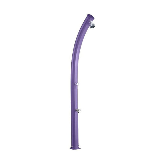 Doccia Solare da Giardino 25L Miscelatore e Lavapiedi Arkema Jolly Viola