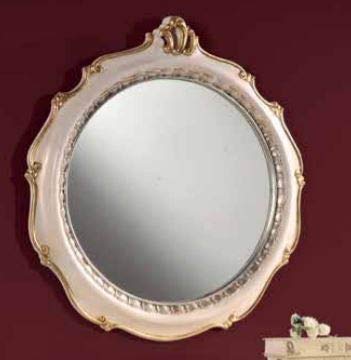 Dafne Italian Design Specchiera Stile Classico intarsiata Oro (cm. L. 65- H. 71 - P. 5) (TVG)