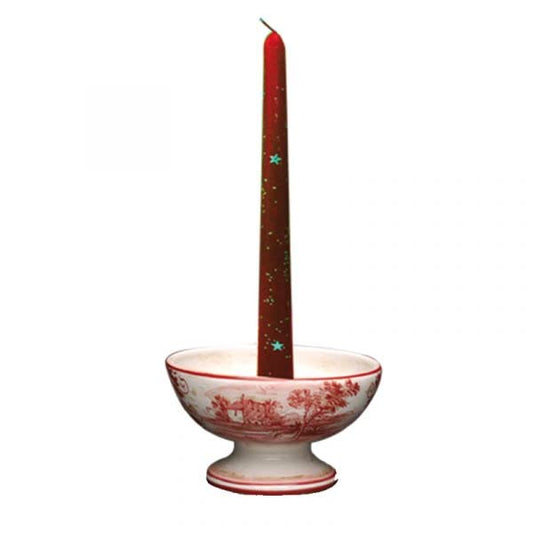 Portacandele in ceramica Dimensioni: h 2,3 ø 4,3 cm Made in Italy.