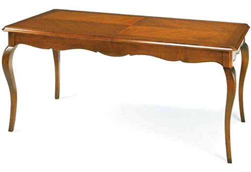 Dafne Italian Design Tavolo allungabile in noc- Stile Classico (cm. L. 160 P. 90) (TVG)
