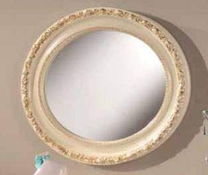 Dafne Italian Design Specchiera Stile Classico intarsiata Oro (cm. L. 64 - H. 54 - P. 5) (TVG)