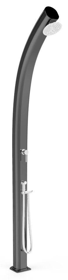 Arkema Design Doccia da Giardino Temporizzatore e Doccetta Jolly Top Line Perla Nera A540-TL/7300