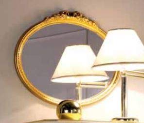 Dafne Italian Design Specchiera Stile Classico intarsiata Oro (cm. L. 55 - H. 48 - P. 3) (TVG)